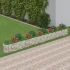 Strat înălțat gabion, 600x100x100 cm, fier galvanizat GartenMobel Dekor