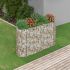 Strat înălțat gabion, 600x100x100 cm, fier galvanizat GartenMobel Dekor