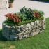 Strat înălțat gabion, 600x100x100 cm, fier galvanizat GartenMobel Dekor