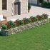 Strat înălțat gabion, 600x100x100 cm, fier galvanizat GartenMobel Dekor