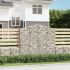 Coșuri gabion arcuite 8 buc, 400x50x140/160 cm, fier galvanizat GartenMobel Dekor