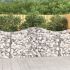 Coșuri gabion arcuite 8 buc, 400x50x140/160 cm, fier galvanizat GartenMobel Dekor