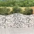 Coș gabion arcuit 400x50x200/220 cm fier galvanizat GartenMobel Dekor