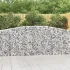 Coș gabion arcuit 400x50x200/220 cm fier galvanizat GartenMobel Dekor
