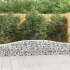 Coș gabion arcuit 400x50x200/220 cm fier galvanizat GartenMobel Dekor