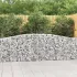 Coș gabion arcuit 400x50x200/220 cm fier galvanizat GartenMobel Dekor