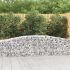Coșuri gabion arcuite 8 buc, 400x50x140/160 cm, fier galvanizat GartenMobel Dekor