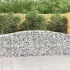 Coș gabion arcuit 400x50x200/220 cm fier galvanizat GartenMobel Dekor