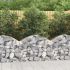 Coș gabion arcuit, 100x30x200/220 cm, fier galvanizat GartenMobel Dekor