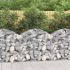 Coș gabion arcuit, 100x30x200/220 cm, fier galvanizat GartenMobel Dekor