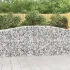 Coș gabion arcuit 400x50x200/220 cm fier galvanizat GartenMobel Dekor