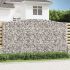 Coșuri gabion arcuite 8 buc, 400x50x140/160 cm, fier galvanizat GartenMobel Dekor