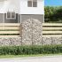 Coș gabion arcuit, 100x30x200/220 cm, fier galvanizat GartenMobel Dekor