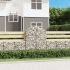 Coș gabion arcuit, 100x30x200/220 cm, fier galvanizat GartenMobel Dekor