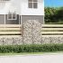 Coș gabion arcuit, 100x30x200/220 cm, fier galvanizat GartenMobel Dekor