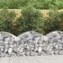 Coș gabion arcuit, 100x30x200/220 cm, fier galvanizat GartenMobel Dekor