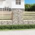 Coș gabion arcuit, 100x30x200/220 cm, fier galvanizat GartenMobel Dekor