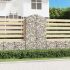 Coș gabion arcuit, 100x30x200/220 cm, fier galvanizat GartenMobel Dekor