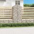 Coș gabion arcuit, 100x30x200/220 cm, fier galvanizat GartenMobel Dekor