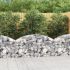 Coș gabion arcuit, 100x30x200/220 cm, fier galvanizat GartenMobel Dekor