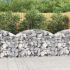 Coș gabion arcuit, 100x30x200/220 cm, fier galvanizat GartenMobel Dekor