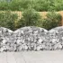 Coș gabion arcuit, 200x50x140/160 cm, fier galvanizat GartenMobel Dekor