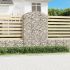 Coș gabion arcuit, 100x30x200/220 cm, fier galvanizat GartenMobel Dekor