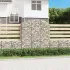 Coș gabion arcuit, 200x50x140/160 cm, fier galvanizat GartenMobel Dekor