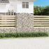Coș gabion arcuit, 100x30x200/220 cm, fier galvanizat GartenMobel Dekor