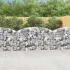 Coș gabion arcuit, 200x50x140/160 cm, fier galvanizat GartenMobel Dekor
