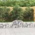 Coșuri gabion arcuite 9 buc, 400x30x180/200 cm, fier galvanizat GartenMobel Dekor
