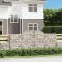 Coșuri gabion arcuite 9 buc, 400x30x180/200 cm, fier galvanizat GartenMobel Dekor