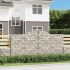 Coșuri gabion arcuite 9 buc, 400x30x180/200 cm, fier galvanizat GartenMobel Dekor