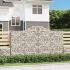 Coșuri gabion arcuite 9 buc, 400x30x180/200 cm, fier galvanizat GartenMobel Dekor