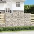 Coșuri gabion arcuite 9 buc, 400x30x180/200 cm, fier galvanizat GartenMobel Dekor