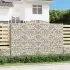 Coșuri gabion arcuite 9 buc, 300x50x80/100 cm, fier galvanizat GartenMobel Dekor
