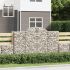 Coșuri gabion arcuite 9 buc, 400x30x180/200 cm, fier galvanizat GartenMobel Dekor