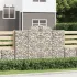 Coșuri gabion arcuite 9 buc, 300x50x80/100 cm, fier galvanizat GartenMobel Dekor