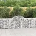 Coșuri gabion arcuite 9 buc, 300x50x80/100 cm, fier galvanizat GartenMobel Dekor