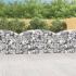 Coș gabion arcuit, 100x30x200/220 cm, fier galvanizat GartenMobel Dekor