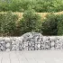 Coșuri gabion arcuite 9 buc, 300x50x80/100 cm, fier galvanizat GartenMobel Dekor