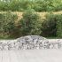 Coșuri gabion arcuite 9 buc, 400x30x180/200 cm, fier galvanizat GartenMobel Dekor