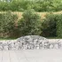 Coșuri gabion arcuite 9 buc, 300x50x80/100 cm, fier galvanizat GartenMobel Dekor