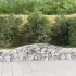 Coșuri gabion arcuite 9 buc, 300x50x80/100 cm, fier galvanizat GartenMobel Dekor