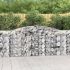 Coșuri gabion arcuite 9 buc, 400x30x180/200 cm, fier galvanizat GartenMobel Dekor