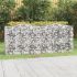 Strat înălțat cu gabion arcuit, 600x50x50 cm, fier galvanizat GartenMobel Dekor