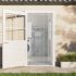 Perdea pentru ușă, roșu, 200 mmx1,6 mm 50 m, PVC GartenMobel Dekor
