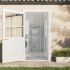 Perdea pentru ușă, roșu, 300 mmx2,6 mm 10 m, PVC GartenMobel Dekor