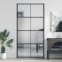 Ușă de interior alb 93x201,5 cm sticlă securiz. / aluminiu slim GartenMobel Dekor