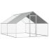 Coteț de păsări pentru exterior, 2,75x6x1,92 m, oțel galvanizat   GartenMobel Dekor